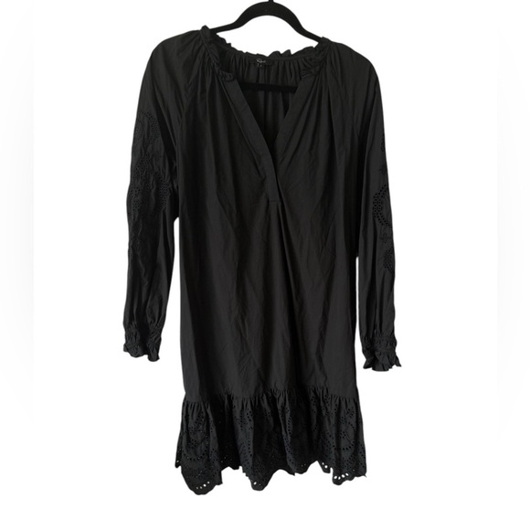Rails Saylor Black Eyelet Dress Size Small - Picture 7 of 12